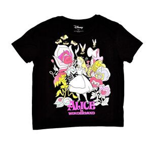 Disney Alice In Wonderland T-shirt Black Size XL